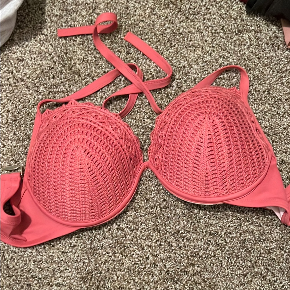 Shade & Shore Pink Underwire Bra with Molded Cups